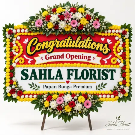 Papan Bunga Ucapan Selamat Simalungun
